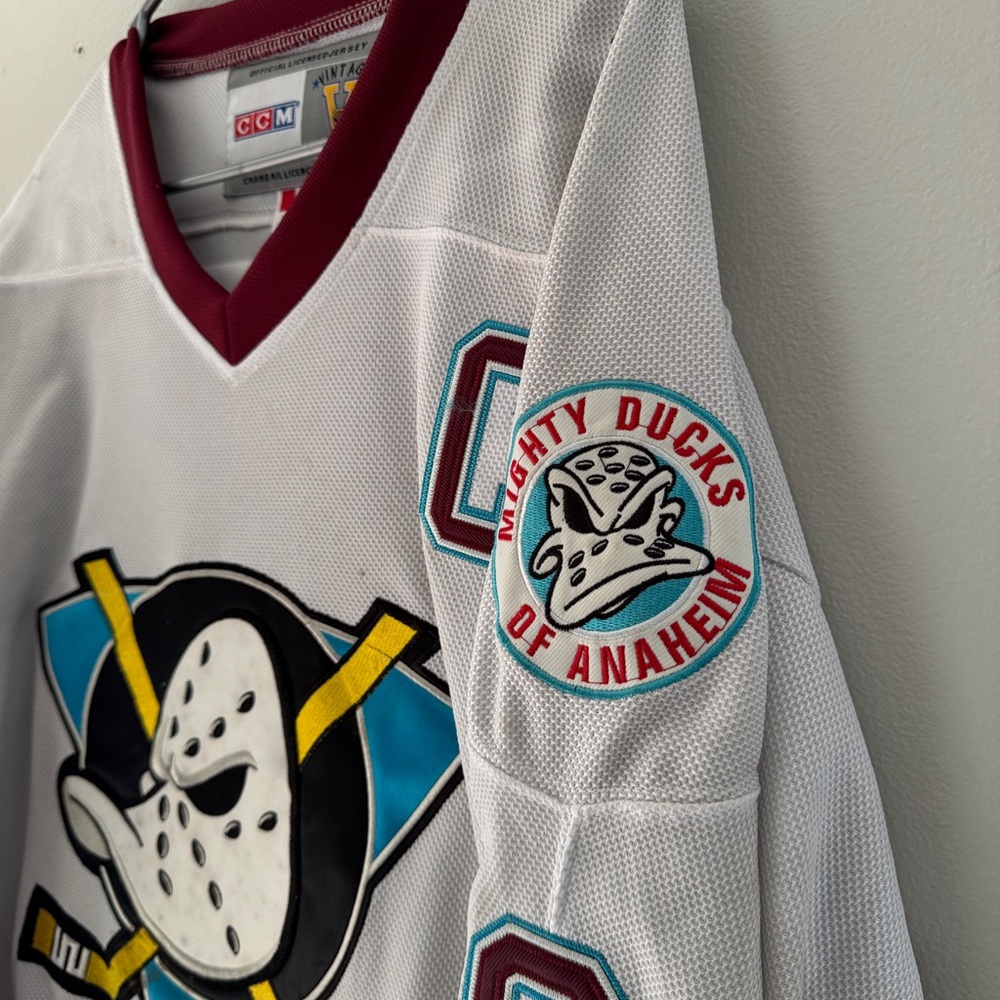 Paul Kariya "Throwback" CCM Jersey Anaheim Mighty Ducks XL - Picture 6 of 6